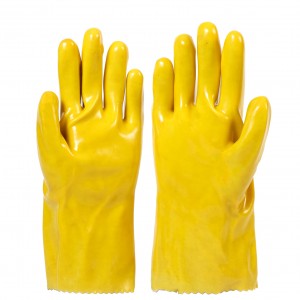 PVC потопени ръкавици, устойчиви на киселина и масло, против токсичност и замърсяване, подходящи за контакт с пестициди, химически торове, токсични вещества