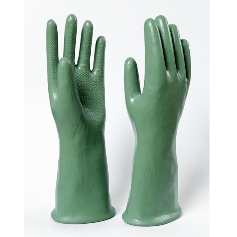 Бутилові рукавички, хімічна стійкість до масляних кислот і лугів, промислові латексні рукавички