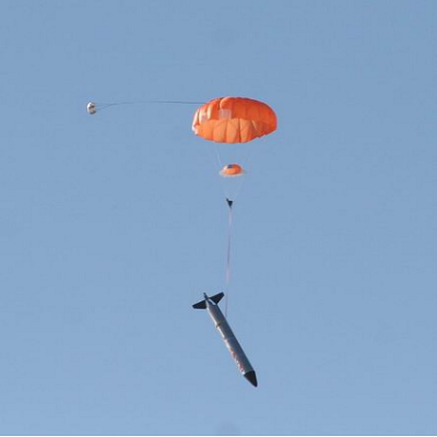 Метеорологичен парашут, за откриване на времето, сондиране на времето, изследване на голяма надморска височина, рециклиране на тежък полезен товар, парашут с радиозонди