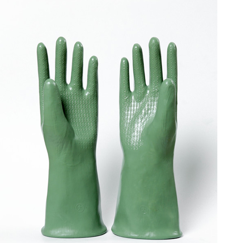 Бутилові рукавички, хімічна стійкість до масляних кислот і лугів, промислові латексні рукавички