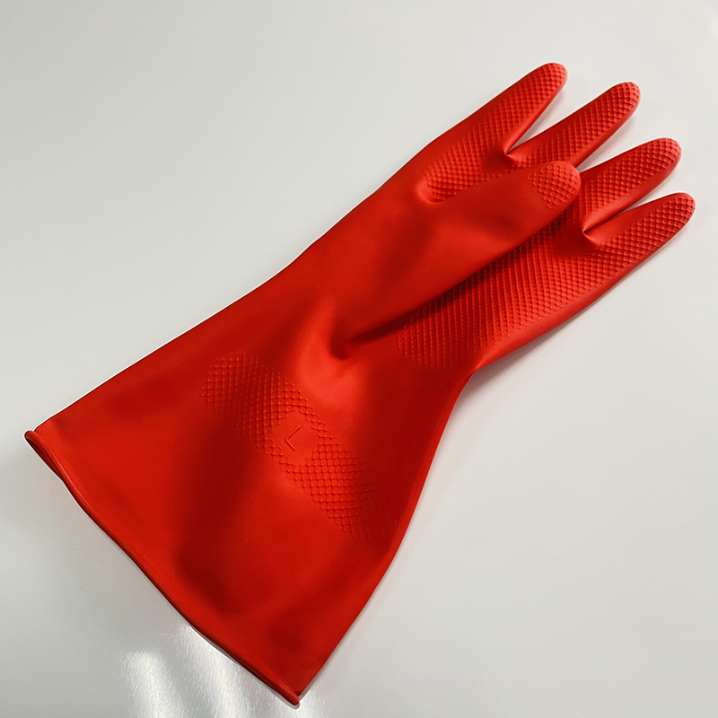 Латексні господарські рукавички, гумові рукавички для миття посуду, прання, садівництво