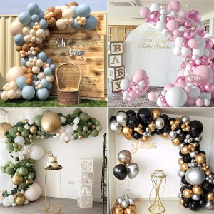 Ballon décoratif de fête, pour arc de guirlande, fête d'anniversaire, réception-cadeau pour bébé, mariage, décorations pour révéler le genre