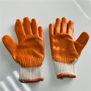 Yarn Rubber Gloves, Patong nga adunay Grip Wear-resistant, Breathable Angay, Para sa Mechanical Industrial, Warehouse, Gardening